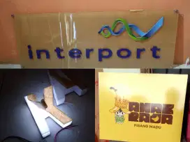 Neon box perlengkapan brand usaha termurah