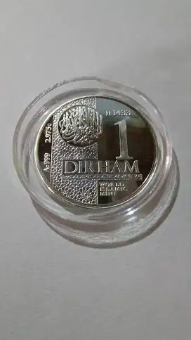 1 Dirham Perak Wakala Kesultanan antam emas perak 2,975gr