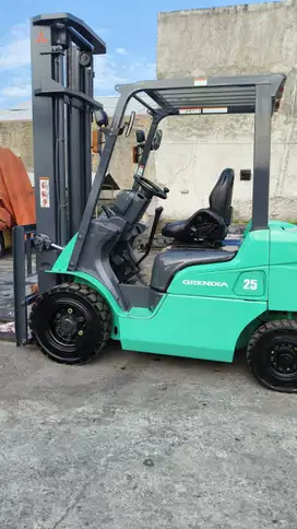 Forklift Mitsubishi 2,5 Ton,Manual,Tiang 4 Meter,Mesin S4S,Tahun 2019