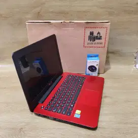Laptop  Gaming Asus Slim Core i3 Gen 4 Dual VGA Ram 10GB  Siap pakai