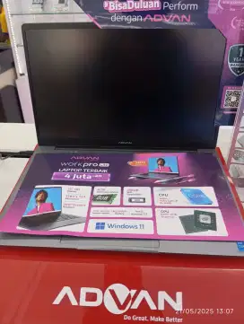 Laptop advan workpro lite bisa cicilan cukup ktp