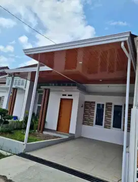 Kanopi rangka hologalvanis atap alderon singlelayer plafon pvc talang