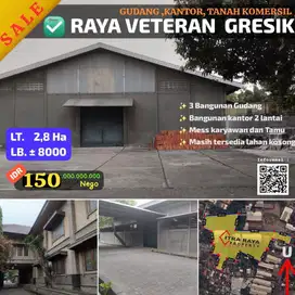 GUDANG  EX MEUBEL - FURNITURE TANAH + GUDANG VETERAN GRESIK