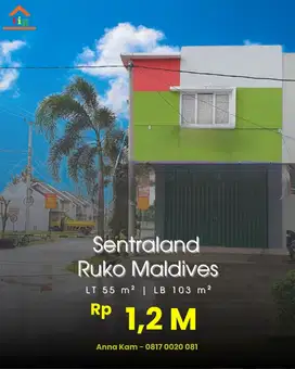 jual cepat Ruko Maldives Sentral land Parung panjang Bogor