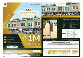Ruko baru cendrawasih lokasi strategis bebas banjir DP cicil 20x