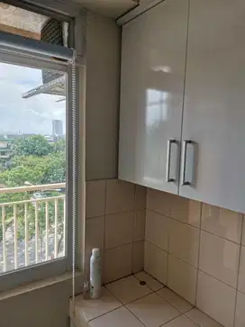 apartemen studio green palm residence semi furnished (lantai bawah)