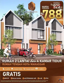 RUMAH 2 LANTAI SELANGKA DARI KAMPUS UKIP KOTA MAKASSAR