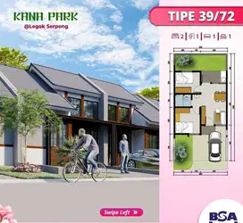 KANA PARK : CLUSTER TERDEPAN FREE PPN 100% HANYA 500JT'AN