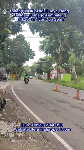 Tanah Utk Gudang Jl Raya Elang Mangunharjo Tembalang Semarang Timur