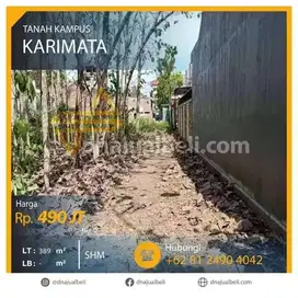 Tanah Jl.Karimata Prospek Kos Murah
