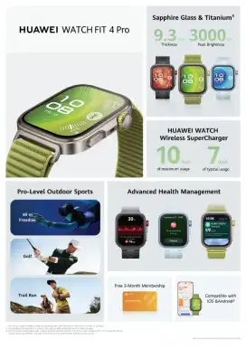 Huawei watch fit 4 pro