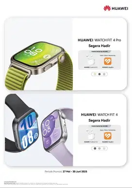 PReOrdr Smartwatch Huawei Watch FIT 4 Dan WAtChFit 4 PRO