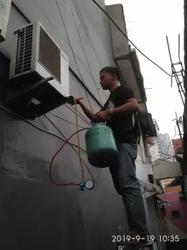 Service AC,Bongkar Pasang AC+Freon,Mesin Cuci,Kulkas,Dll