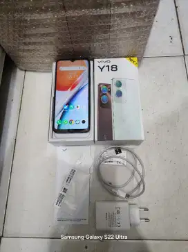 Vivo y18 4/128gb NFC Mulus 99% Fullset garansi masih 10 bulan