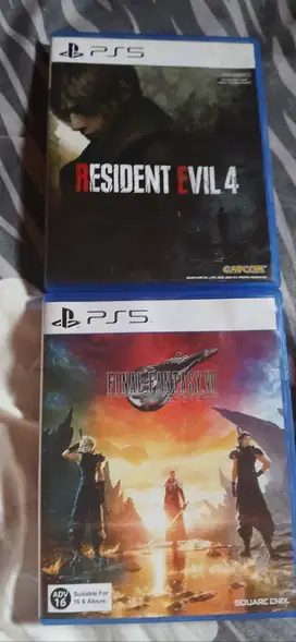 Bd ps5 FF Rebirth & Re 4 Remake
