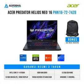Laptop GAmming ACer Predator Helios 16 74Z8 Core i7-14700HX 16 gb 512G