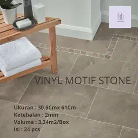 Lantai Vinyl Arni Motif Stone 2mm