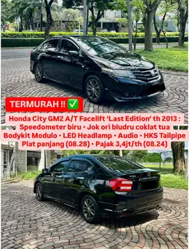 Honda City Modulo A/T Last Edition | Termurah! | Siap pakai