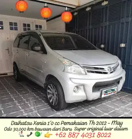 Daihatsu Xenia (Ori luar dalam) type famili 1'0 M/T th2012 W, Silver