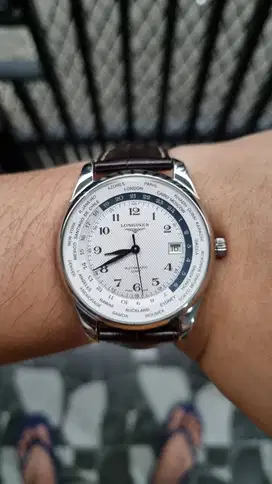 Longines Master Collection World Time White Dial Automatic