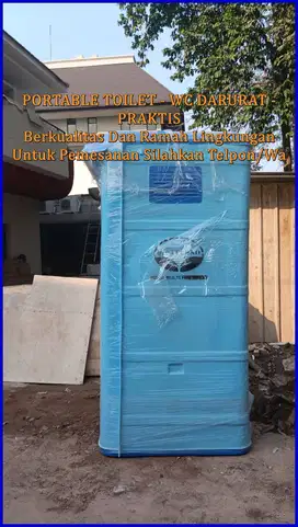 Toilet Outdoor, WC Portable, Toilet Modern Mudah Dipindahkan Ready Sto