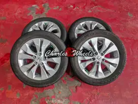 Jual velg + ban oem crv r17 5x114,3 innova brv accord dll