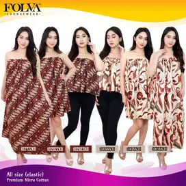 FOLVA Kemben SPA Salon Pijat Facial motif batik katun halus premium