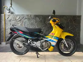 SUZUKI SATRIA LUMBA 120 RU DOUBLE DISC 2 TAK 2003 KUNING HITAM