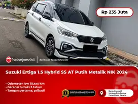[ LOW KM ] Suzuki Ertiga 1.5 Hybrid SS AT Putih Metalik 2024/2025