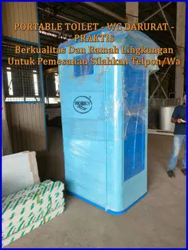 Closet Toilet Portable, Jongkok/ Duduk, Toilet Proyek Murah Siap Kirim