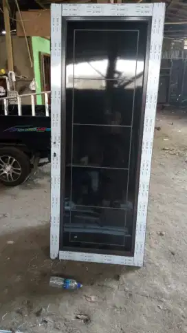 Jual kusen pintu satu dan pintu dua dari bahan aluminium dan kayu