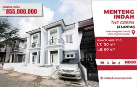Dijual Rumah 2 Lantai dalam Komplek The Green Menteng Medan