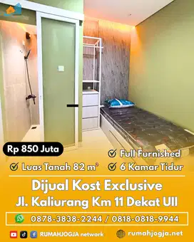 Kost Eksklusif Dijual Murah Free Manajemen Kost Dekat Kampus UII Jogja