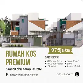 Rumah kos area jetis, akses mobil 5 menit dari kampus UMM