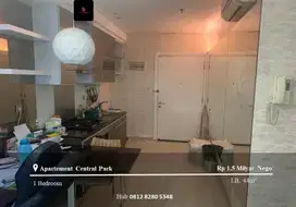 Dijual Apartement Central Park Low Floor 1 Bedroom Full Furnished