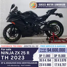 TERIMA TUKER TAMBAH NINJA ZX 25R TH 2023 CASH/KREDIT  MONGGO