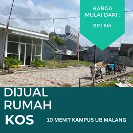 Dijual Rumah Kos Samping Apartemen Begawan Malang