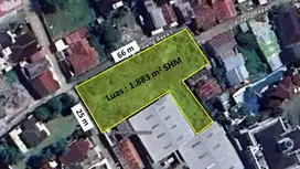 SEWA LAHAN STRATEGIS 170 METER DARI HOTEL ASTON PALEMBANG