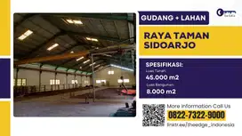 Jual Cepat Gudang Raya Taman Sidoajo dekat Tol Waru - The EdGe