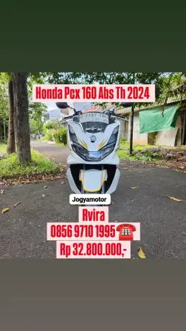 Honda Pcx 160 Abs Th 2024 ISTIMEWA KM 9RB