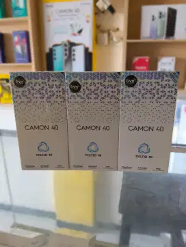TECNO CAMON 40 8/128GB & 8/256GB,  BARU, SEGEL, GARANSI RESMI