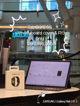 SAMSUNG Tab S10FE 5G free Keyboard + Fit3