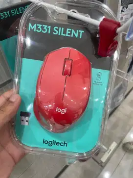 LOGITECH M331 SILENT MOUSE RED