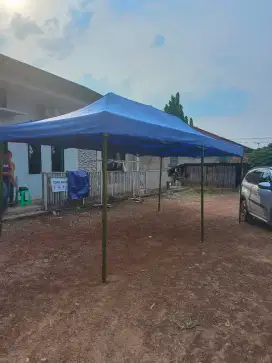 Tenda Lipat 3x4,5 meter bahan paling tebal . Bisa cod . Ready stok plg