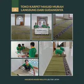 Jual Karpet Masjid Lokal/Import Turki Berkualitas Gratis Potong Obras