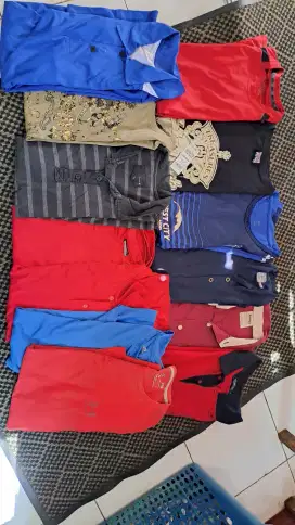 Borongan Kaos Second branded 13pcs