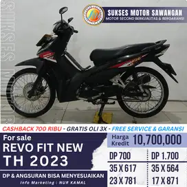 READY REVO FIT TH 2023 SECOND CASH/KREDIT DP MULAI DARI 700k