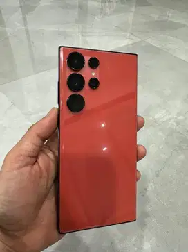 Samsung S23 Ultra 12/512 Red Merah Mulus