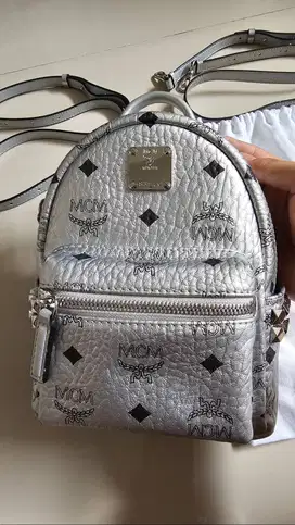 PRELOVED MCM BEBEBOO SILVER 100% ORIGINAL AUTHENTIC