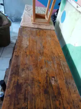 Meja & Bangku Kayu